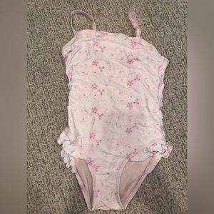 Pink one piece swimsuit